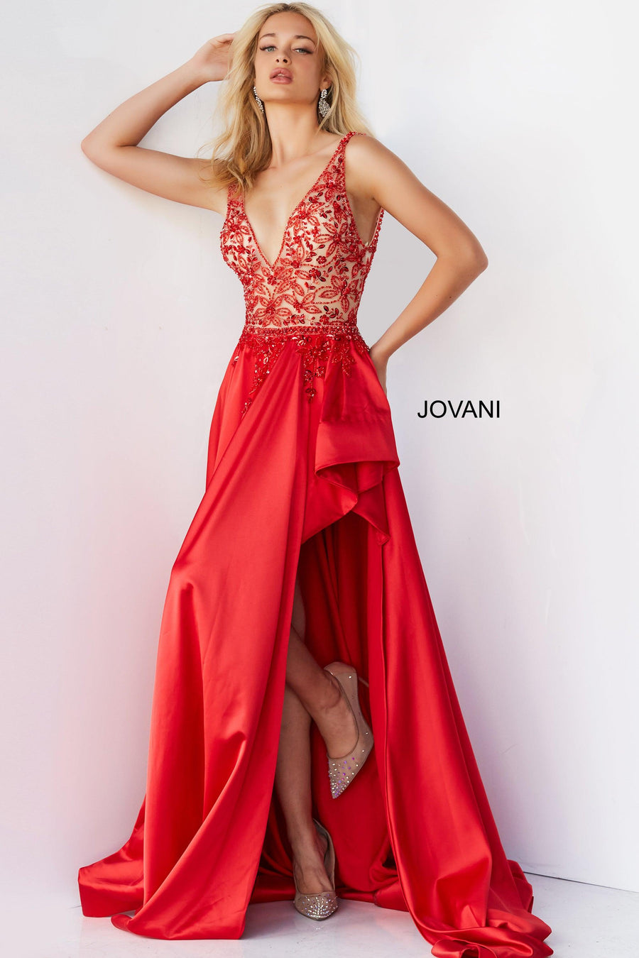 Jovani Sleeveless Long Prom Gown 07415 - The Dress Outlet