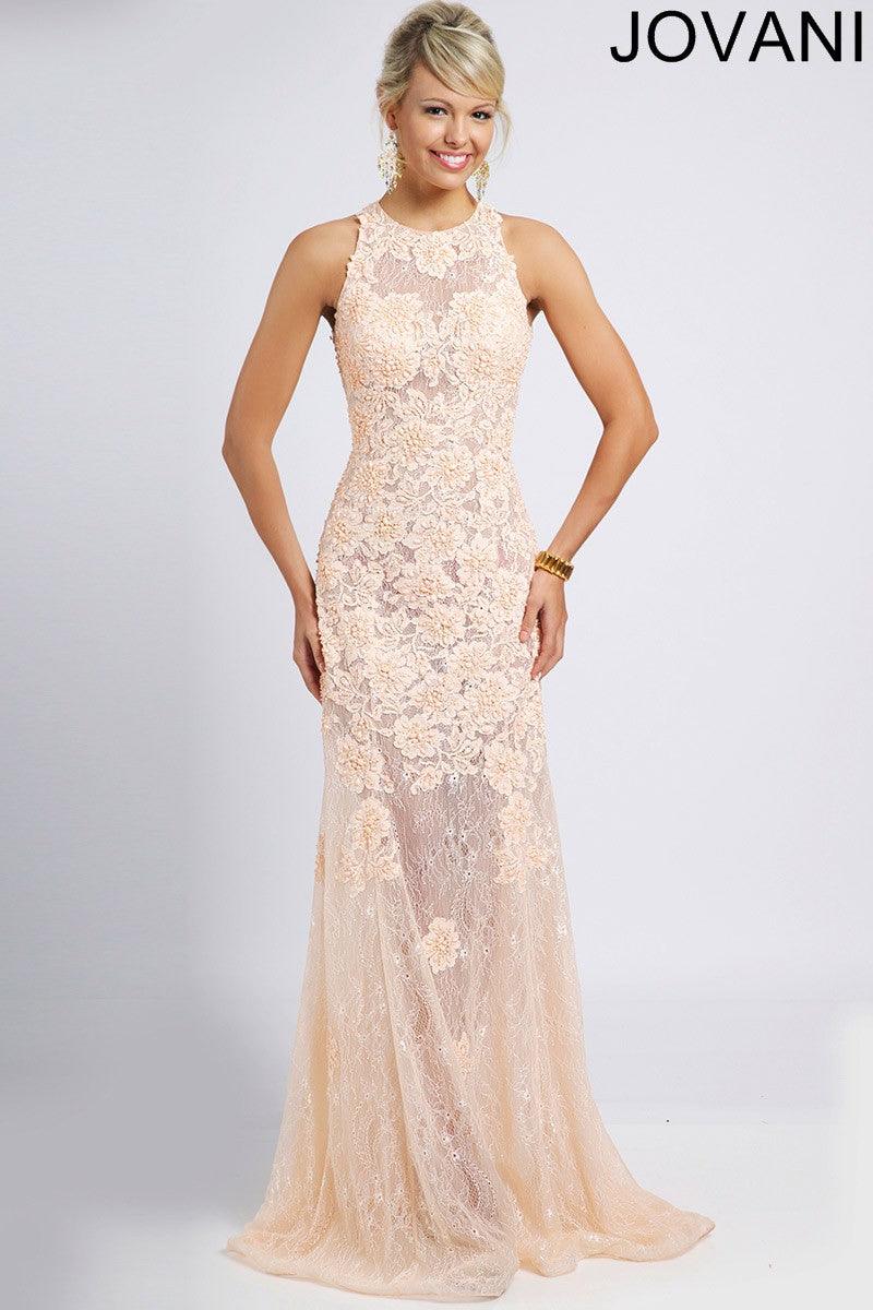 Jovani Sleeveless Long Prom Gown 92325 - The Dress Outlet