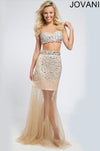 Jovani Sleeveless Long Sexy Gown 98087 - The Dress Outlet