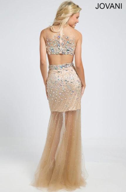 Jovani Sleeveless Long Sexy Gown 98087 - The Dress Outlet