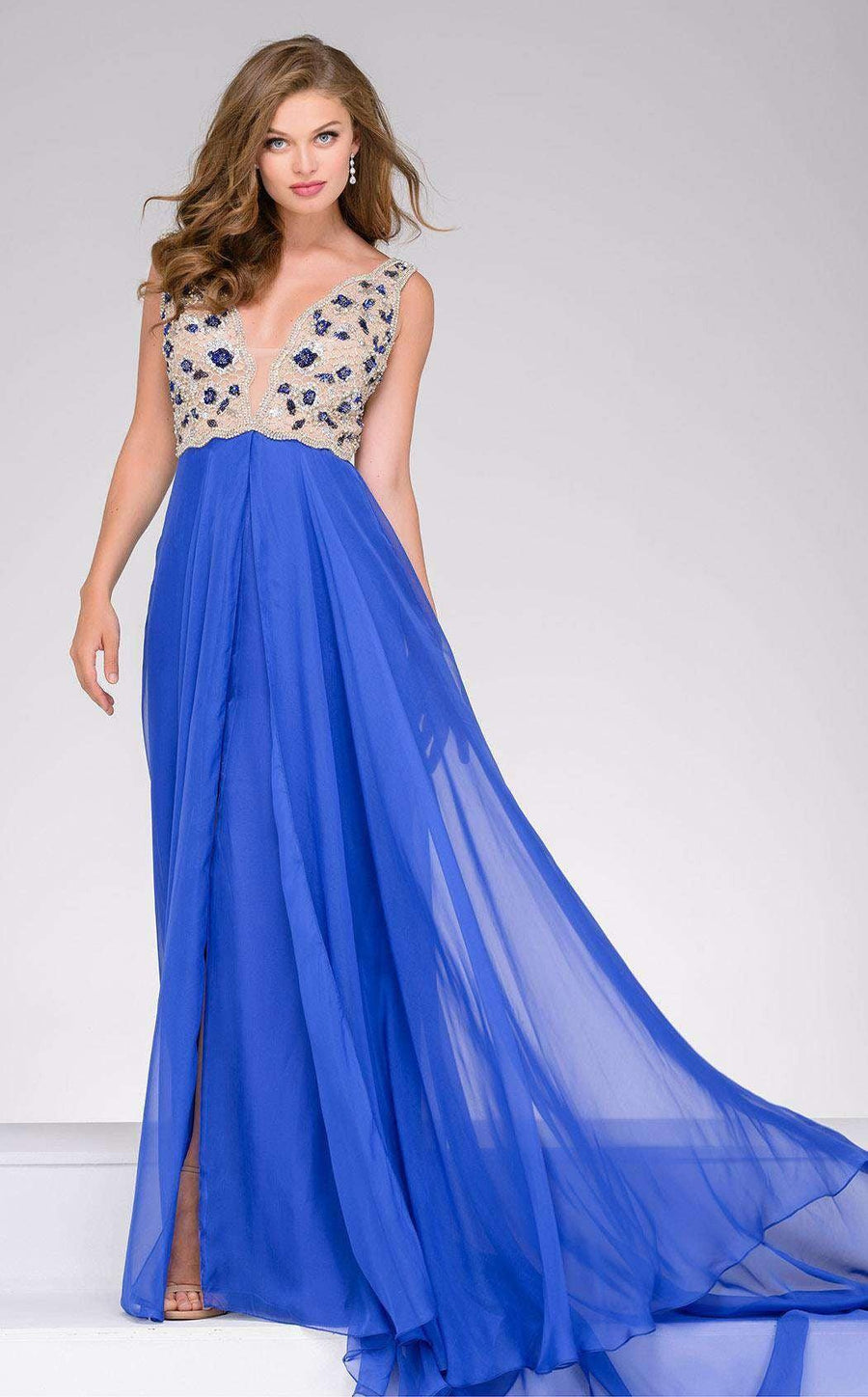 Jovani Sleeveless Long Sexy Prom Dress 40979 - The Dress Outlet