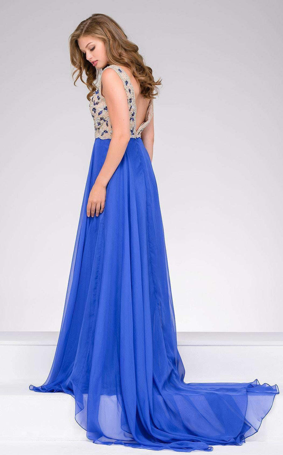 Jovani Sleeveless Long Sexy Prom Dress 40979 - The Dress Outlet