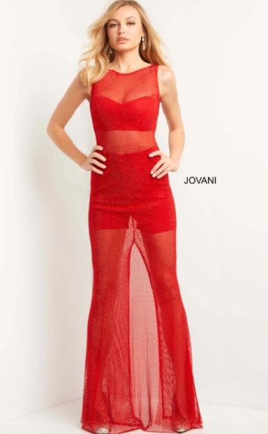 Jovani Sleeveless Sexy Long Prom Dress 08551 - The Dress Outlet