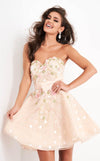 Jovani Sleeveless Short Beaded Prom Dress 03127 - The Dress Outlet