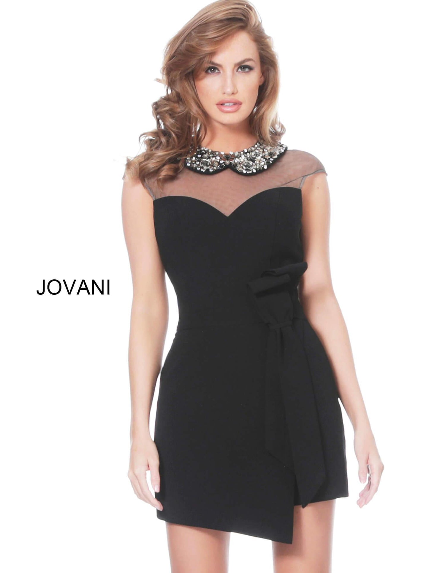 Jovani Sleeveless Short Dress 03660 - The Dress Outlet