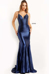 Jovani Spaghetti Strap Long Dress 08157 - The Dress Outlet