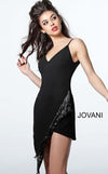 Jovani Spaghetti Strap Semi Formal Dress 00973 - The Dress Outlet