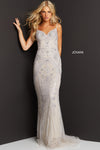 Jovani Spaghetti Strap Sexy Long Prom Dress 06678 - The Dress Outlet