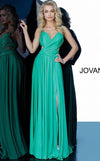 Jovani Spaghetti Straps Long Prom Dress 68642 - The Dress Outlet