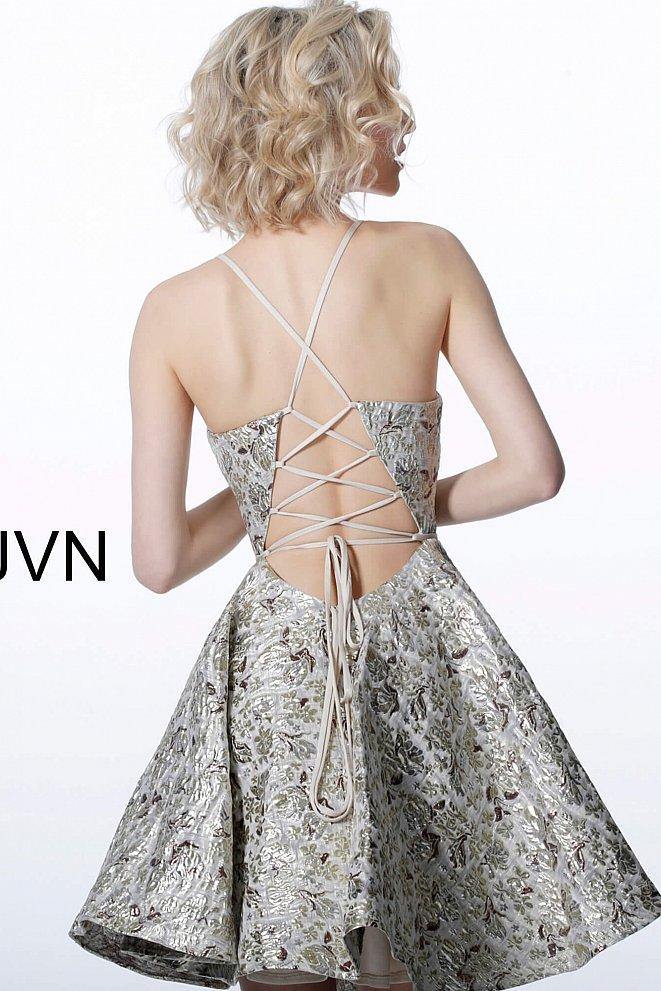 Jovani Spaghetti Straps Short Homecoming Dress 3821 - The Dress Outlet