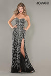 Jovani Strapless Beaded Long Prom Dress 72788 - The Dress Outlet