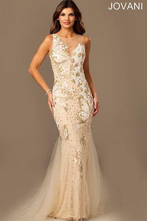 Jovani Strapless Fitted Long Mermaid Dress 20467 - The Dress Outlet