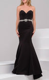 Jovani Strapless Long Fitted Prom Dress 34010 - The Dress Outlet