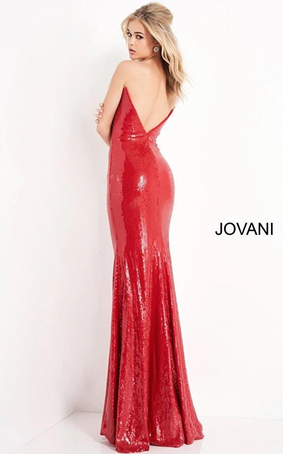 Jovani Strapless Long Formal Prom Gown 03523 - The Dress Outlet