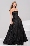 Jovani Strapless  Long Formal Prom Gown 35146 - The Dress Outlet