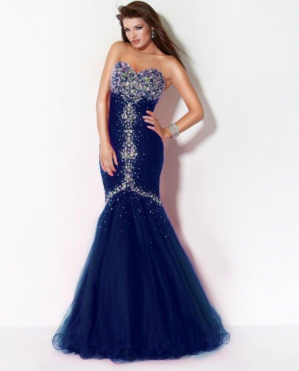 Jovani Strapless Long Mermaid Dress 171174 - The Dress Outlet