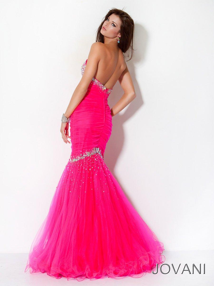 Jovani Strapless Long Mermaid Dress 171174 - The Dress Outlet