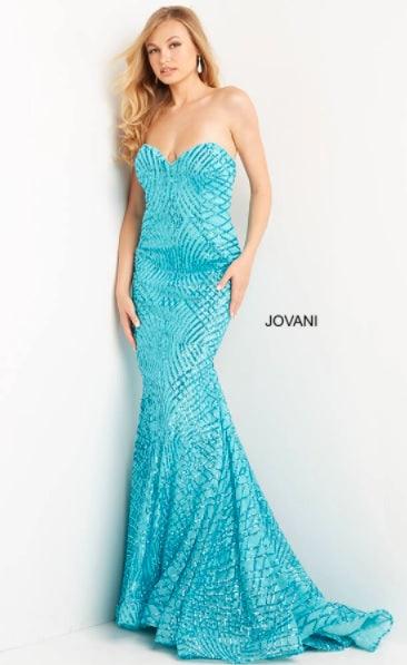 Jovani Strapless Long Mermaid Prom Dress 06516 - The Dress Outlet