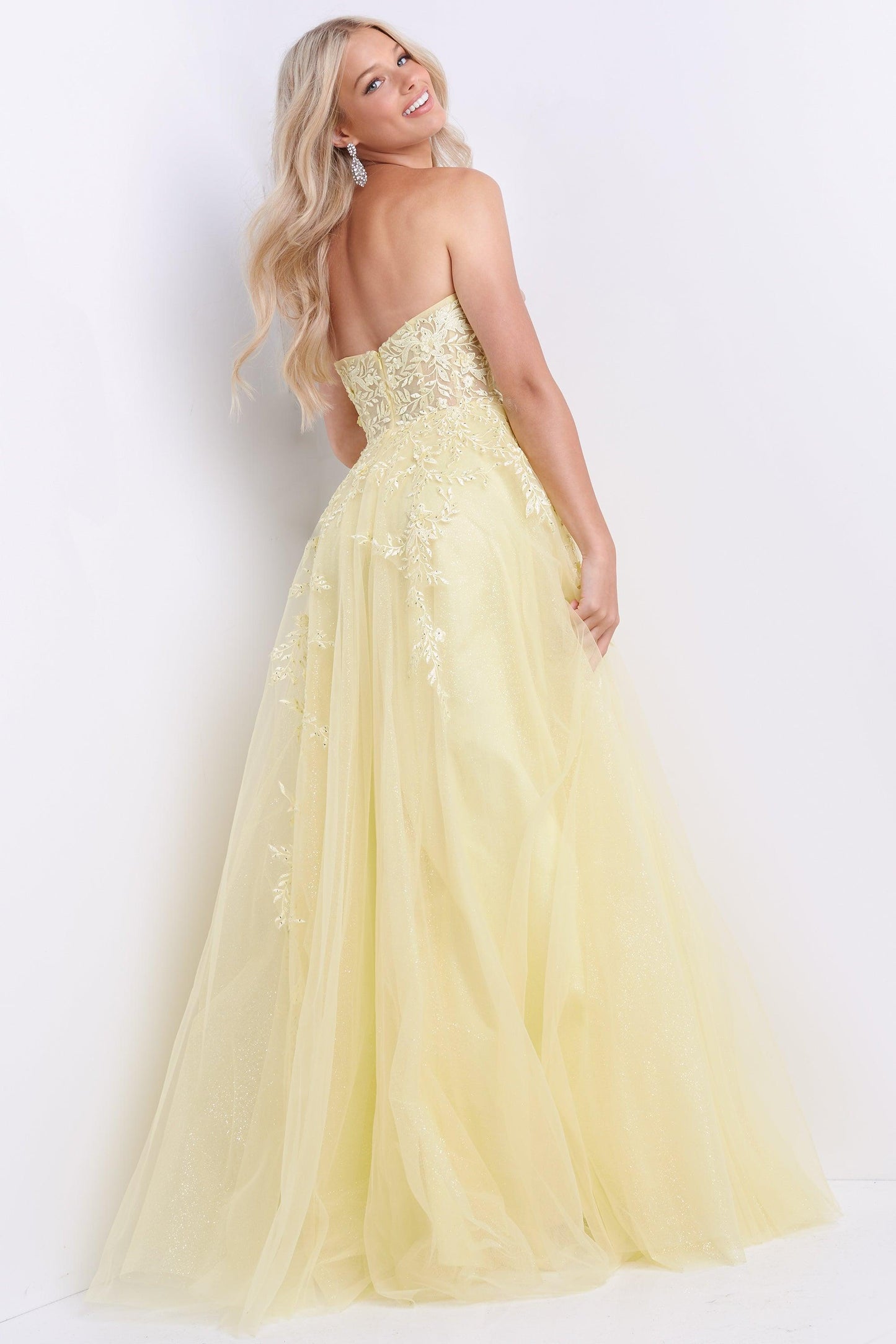 Jovani Strapless Long Prom Dress 05811 - The Dress Outlet