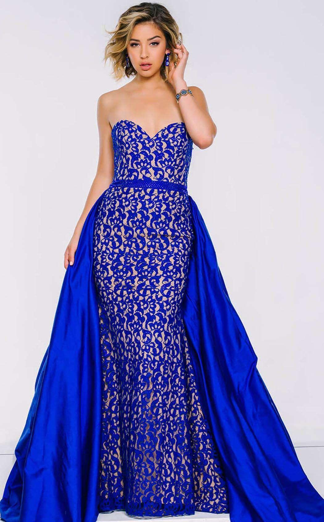 Jovani Strapless Long Prom Gown 35052 - The Dress Outlet