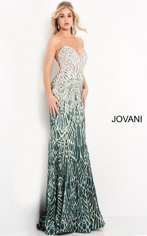 Jovani Strapless Long Sexy Prom Dress 06459 - The Dress Outlet