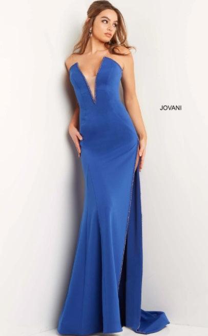 Jovani Strapless Long Sexy Prom Dress 07142 - The Dress Outlet