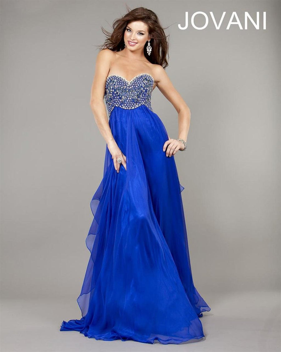 Jovani Strapless Long Sexy Prom Dress 2930 - The Dress Outlet