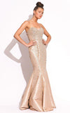 Jovani Strapless Mermaid Long Prom Dress 88027 - The Dress Outlet