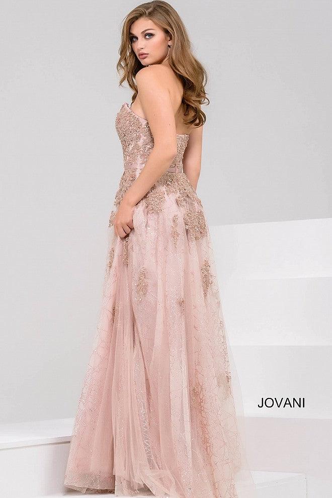 Jovani Strapless Sweetheart Long Evening Dress 93765 - The Dress Outlet