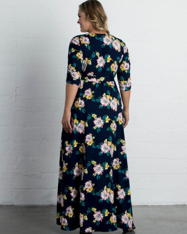 Kiyonna Long Formal Maxi Dress - The Dress Outlet