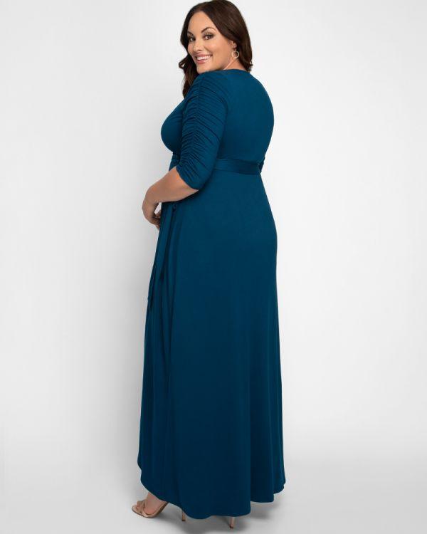 Kiyonna Long Formal Maxi Dress - The Dress Outlet