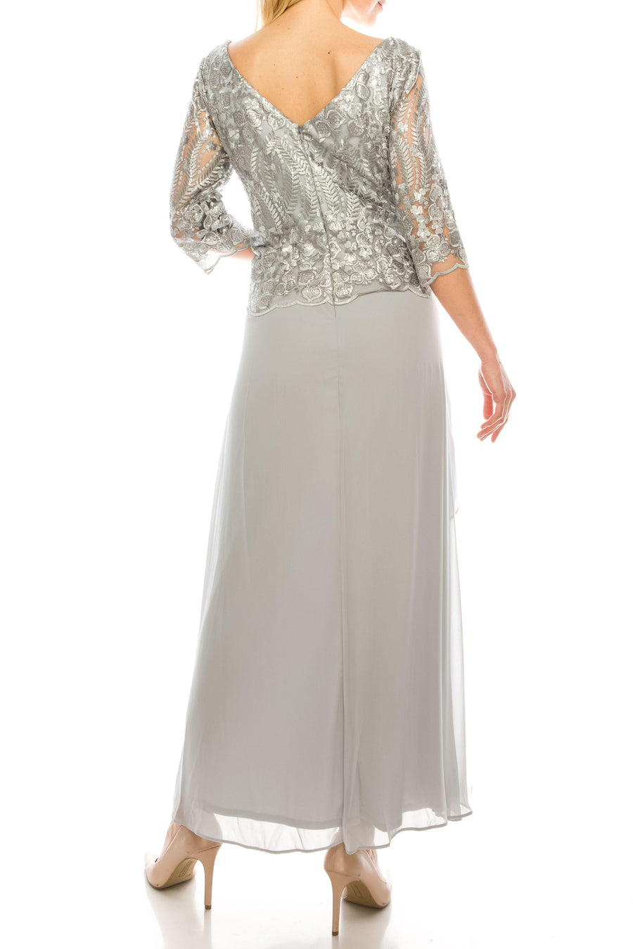 Le Bos Mother of the Bride Long Chiffon Dress 26963 - The Dress Outlet