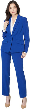 Le Suit Formal Notched Collar Two Piece Pant Suit - The Dress Outlet