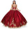 Long Ball Gown Cap Sleeve Glitter Quinceanera Dress - The Dress Outlet