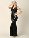 Long Fitted Formal Sleeveless Prom Dress - The Dress Outlet