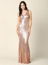 Long Fitted Formal Sleeveless Prom Dress - The Dress Outlet