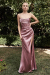 Long A-line Prom Dress Mauve