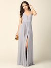 Long Formal Bridesmaids Chiffon Dress - The Dress Outlet