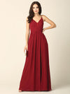 Long Formal Bridesmaids Chiffon Dress - The Dress Outlet