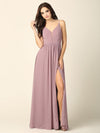 Long Formal Bridesmaids Chiffon Dress - The Dress Outlet