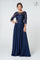 Long Formal 3/4 Sleeve Mother of the Bride Dress - The Dress Outlet Elizabeth K