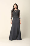 Long Formal Mother of the Bride Dress - The Dress Outlet