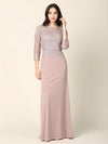 Long Formal Mother of the Bride Dress - The Dress Outlet