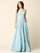 Prom Dresses Long Formal Off Shoulder Glitter Ball Gown Aqua