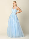 Long Formal Sleeveless Prom Ball Gown Sale - The Dress Outlet