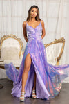 Long Formal Spaghetti Strap Prom Dress - The Dress Outlet