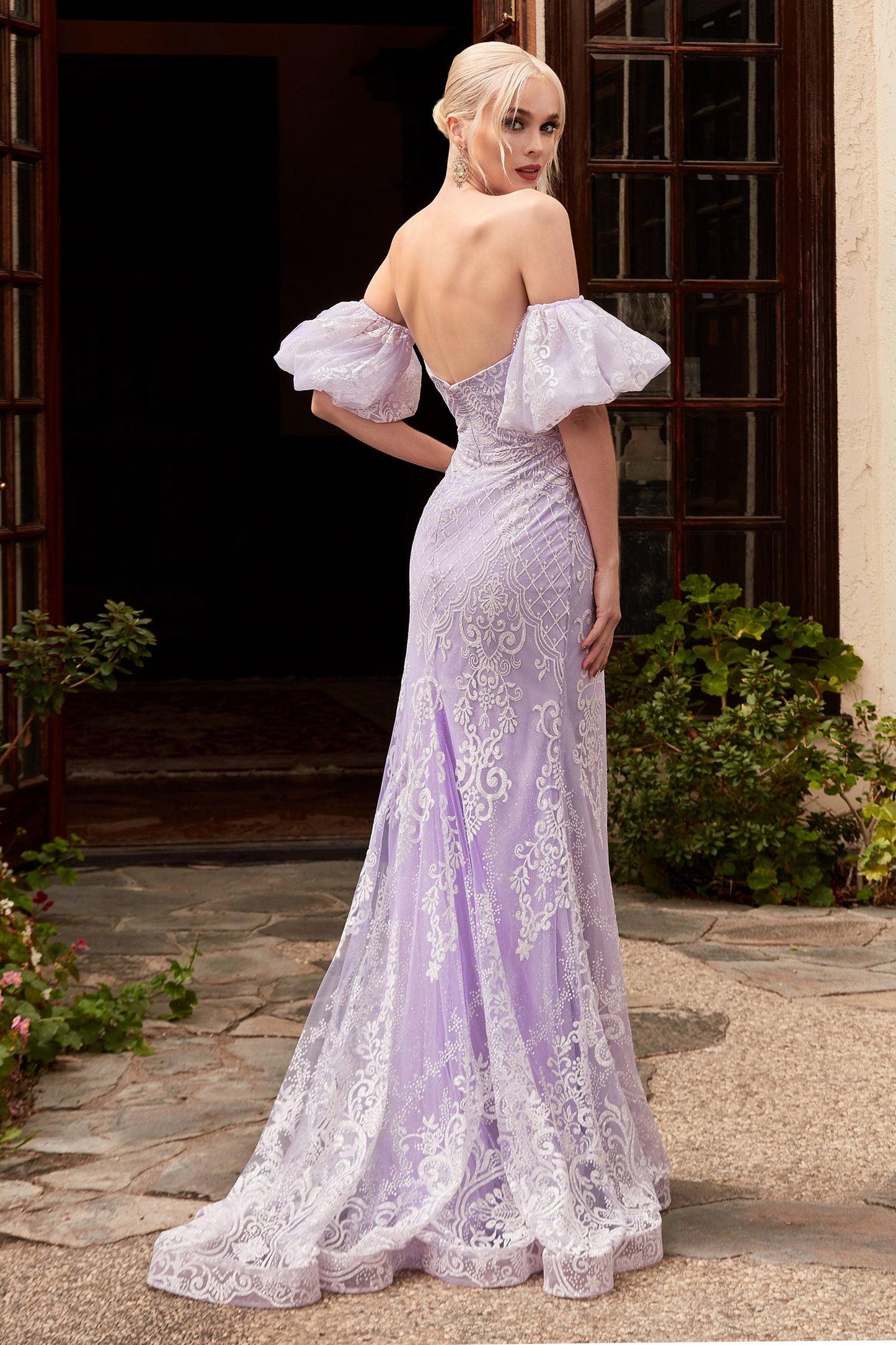 Long Fitted Strapless Prom Dress - The Dress Outlet