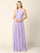 Long Halter Bridesmaid Pleated Dress - The Dress Outlet