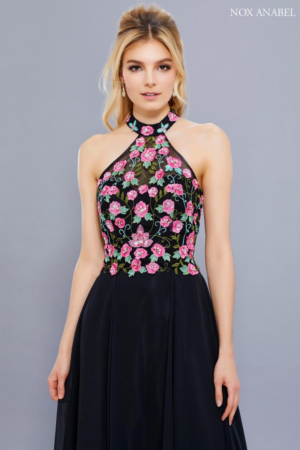 Long Halter Formal Dress Sale - The Dress Outlet