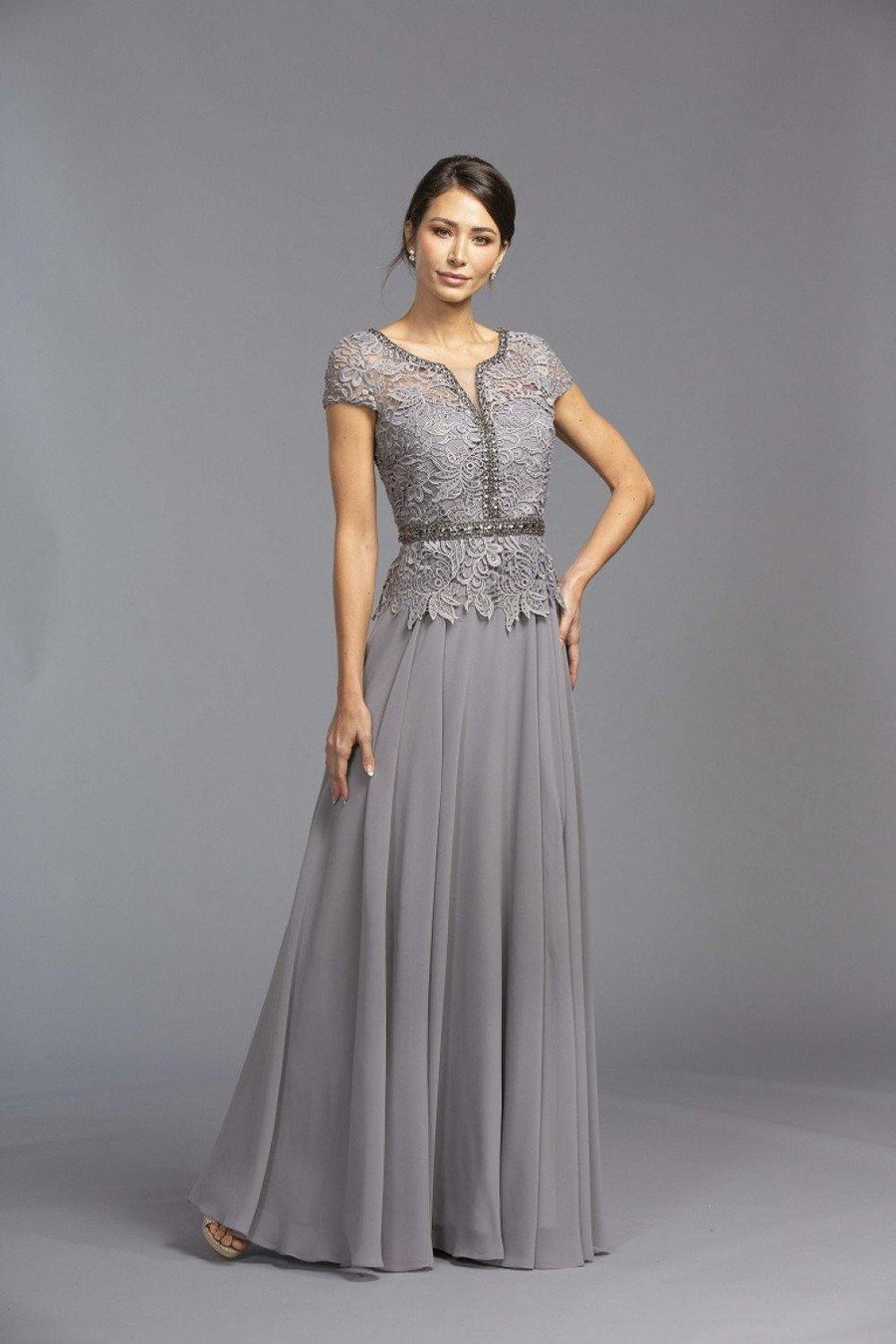 Long Mother of the Bride Dress Sale - The Dress Outlet